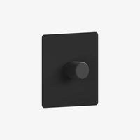 Multiway dimmer - Matt Black 1-4 Gang