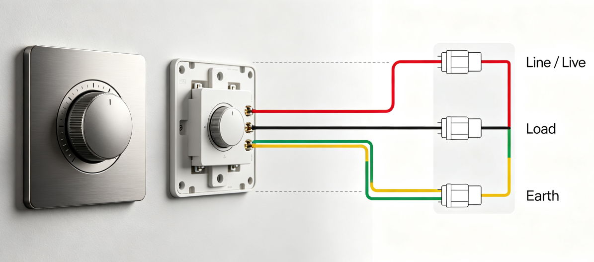 How to Install a Dimmer Switch with 3 Wires?