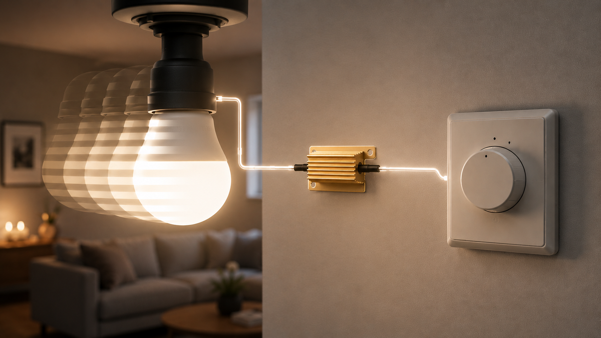 Why Do LED Lights Flicker With a Dimmer? Can a Resistor Help?