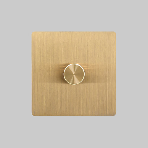 luxury brass 1 gang dimmer switch