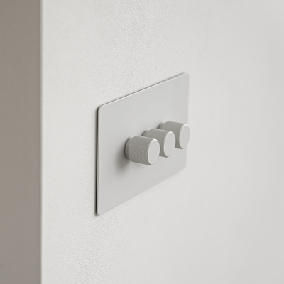 Smart Dimmer Switch - Matt White 1-4 Gang