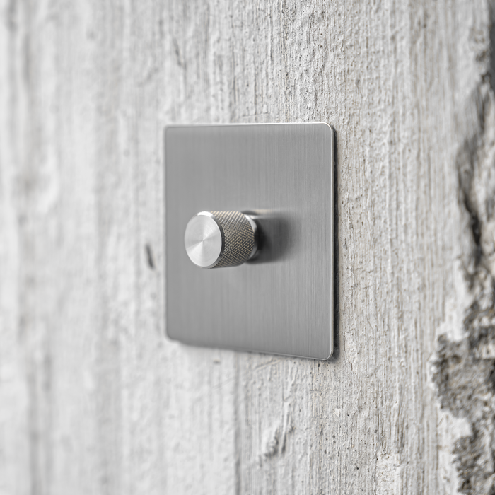 1_Gang_Steel(0-10v 1 gang steel light dimmer)