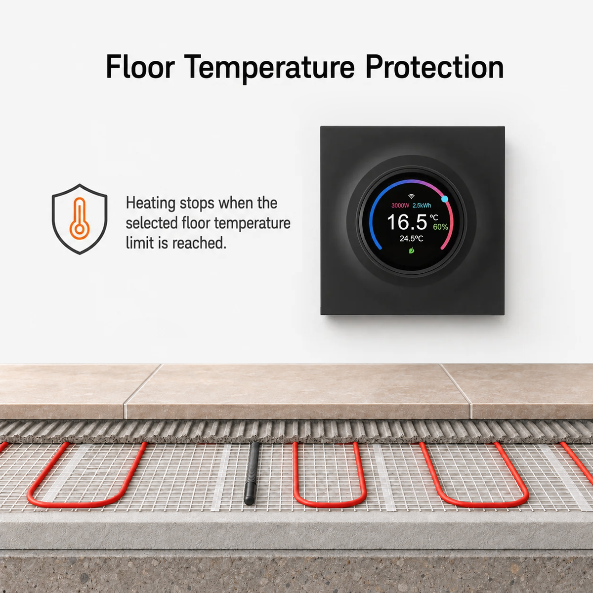 Wi-Fi Underfloor Heating Thermostat