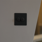 2_way_switch_2_Gang_Black(black led 2 way dummy dimmer switch)