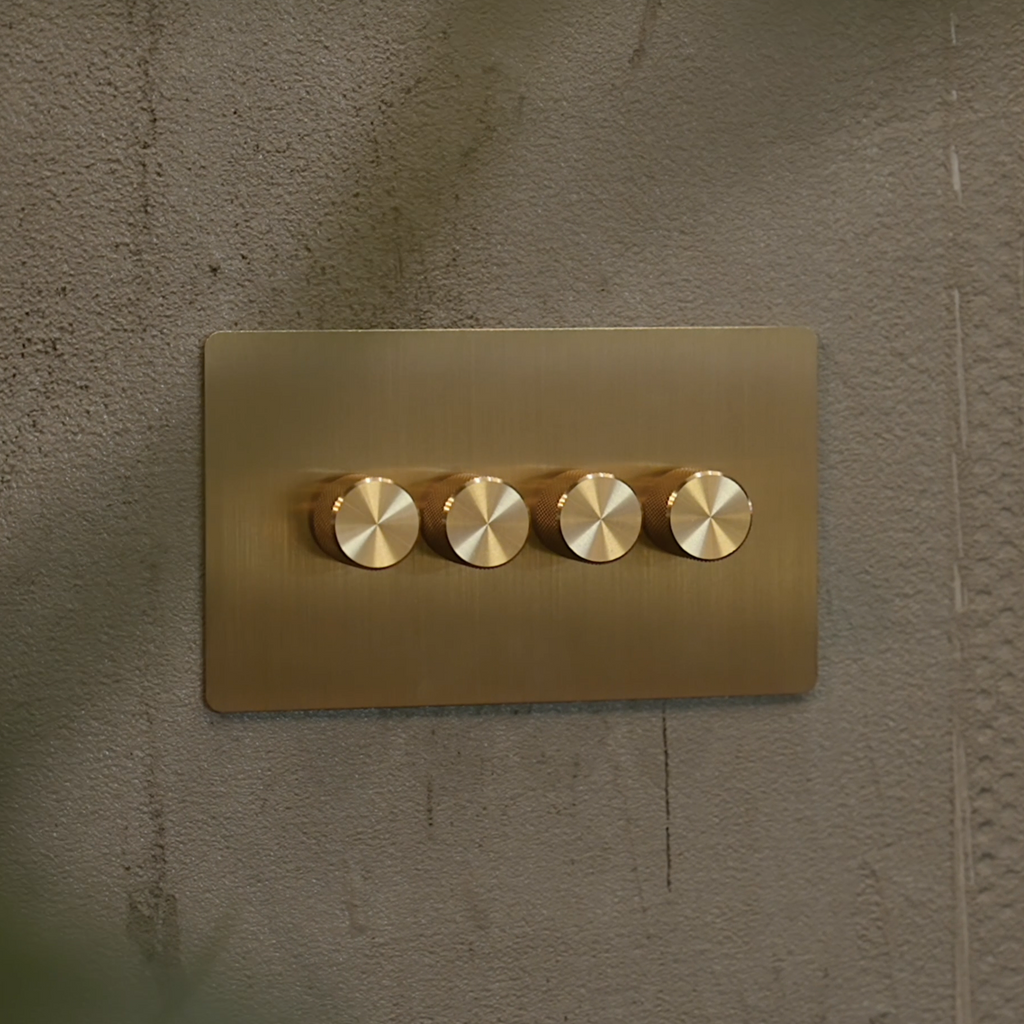 home assistant brass 4 gang led dimmer