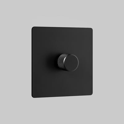 Smart dimmer - Black steel 1/2/3/4 Gang