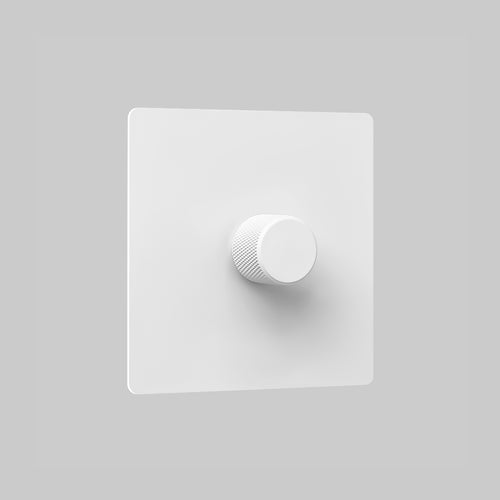 white 1 gang multiway dimmer switch