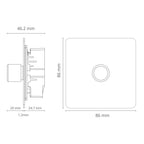 Matt White 1-Gang Two-Way Dimmer Switch