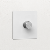 Dimmer switch - Matt White 1-4 Gang