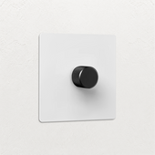 Dimmer switch - Matt White 1-4 Gang