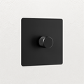 Dimmer switch - Matt Black 1-4 Gang
