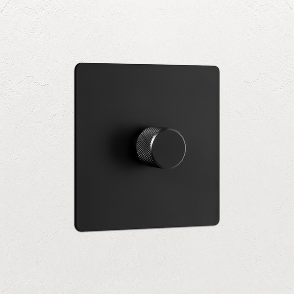 Smart Dimmer Switch - Matt Black 1-4 Gang