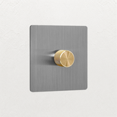 Smart Dimmer Switch - Solid Stainless Steel 1-4 Gang