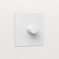 Dimmer switch - Matt White 1-4 Gang