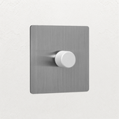 Smart Dimmer Switch - Solid Stainless Steel 1-4 Gang