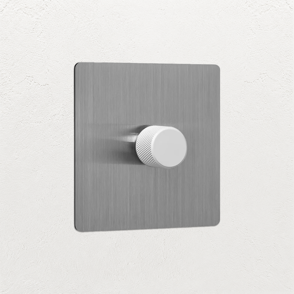 Smart Dimmer Switch - Solid Stainless Steel 1-4 Gang