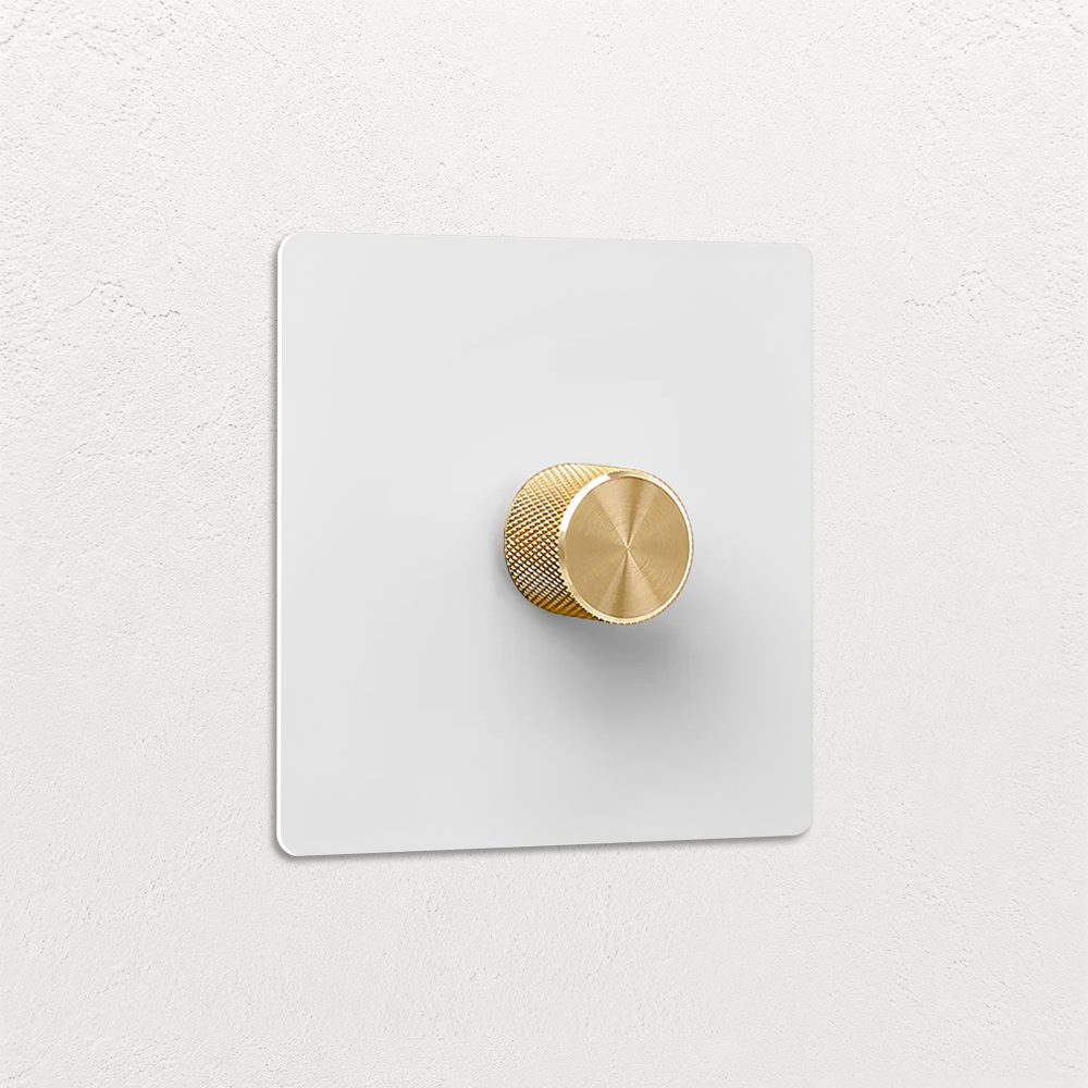 Smart Dimmer Switch - Matt White 1-4 Gang