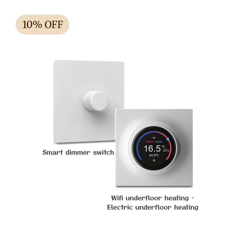 WiFi Electric Underfloor Heating with Smart Dimmer Switch