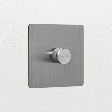 Light Switch - Solid Stainless Steel 1-4 Gang