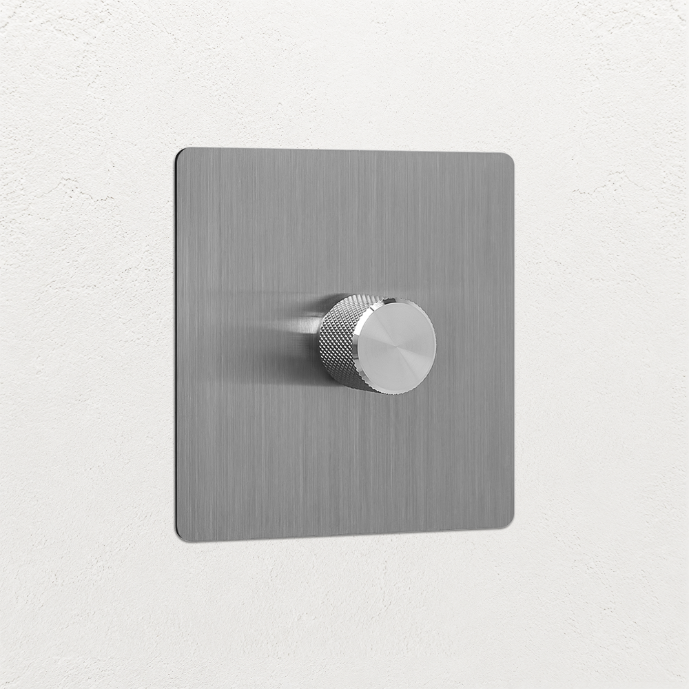 Smart Dimmer Switch - Solid Stainless Steel 1-4 Gang