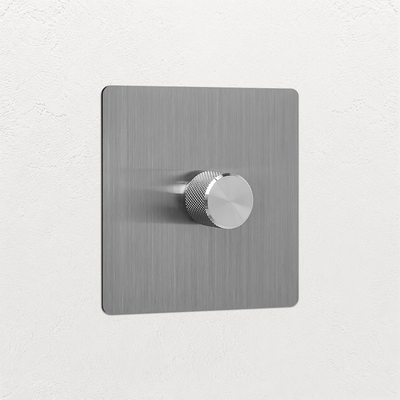 Smart Dimmer Switch - Solid Stainless Steel 1-4 Gang