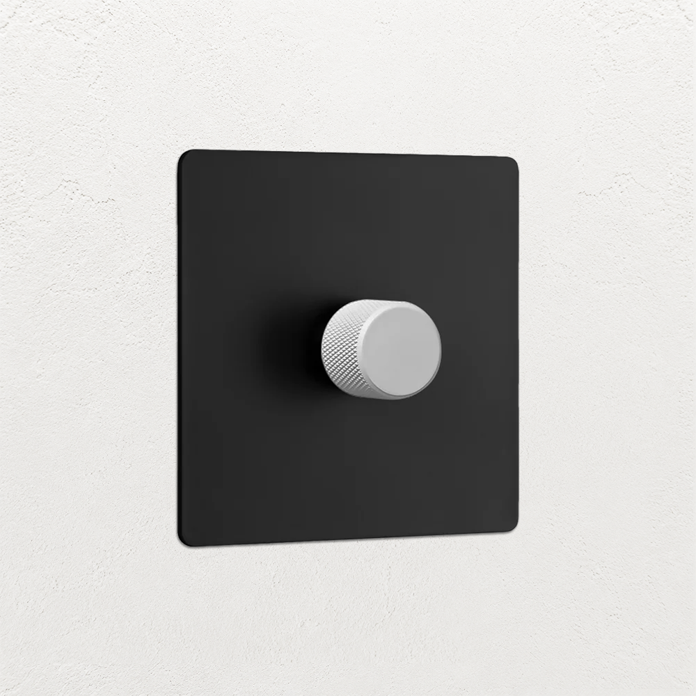 Smart Dimmer Switch - Matt Black 1-4 Gang