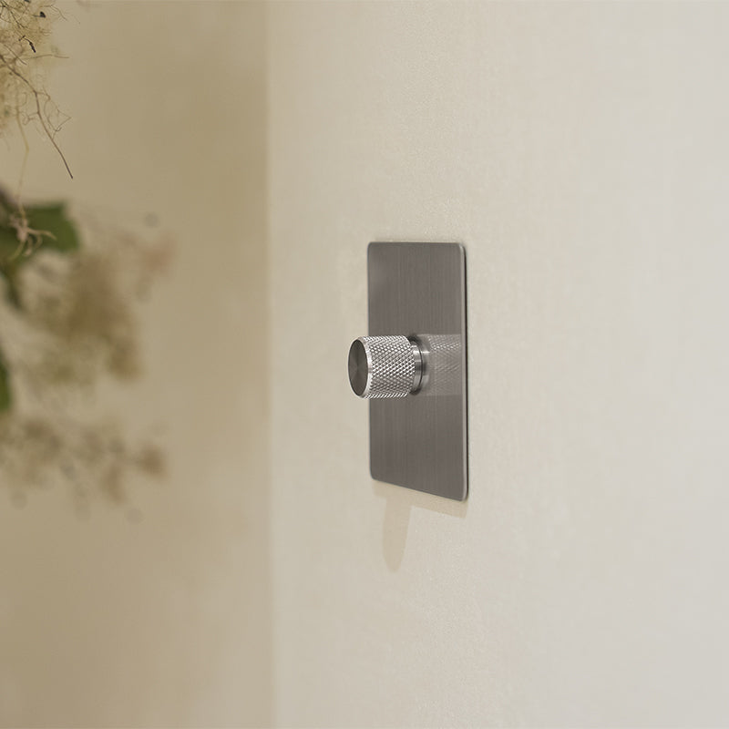 Intermediate_switch_1_Gang_Steel(1 gang steel intermediate dummy dimmer switch)