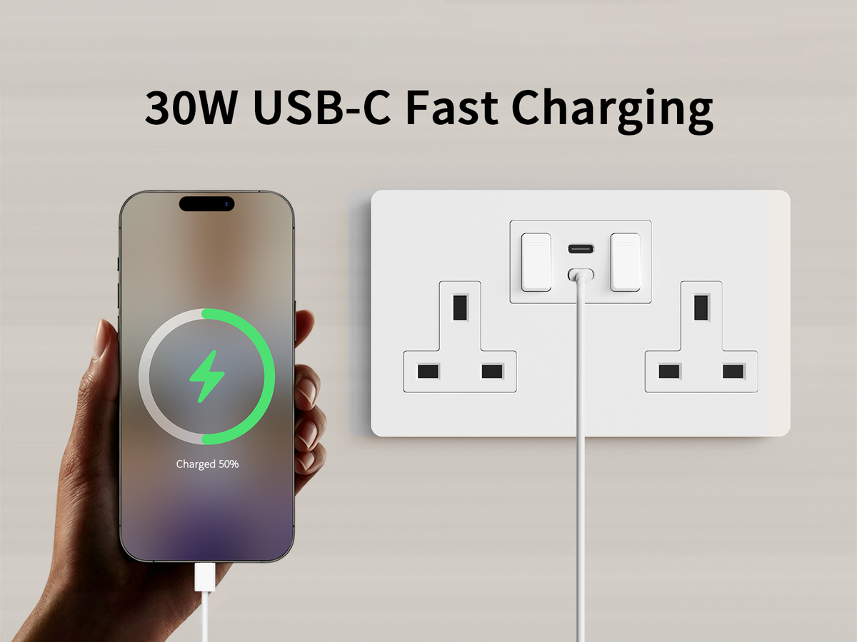 30W USB-C Fast Charging