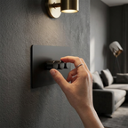 Smart Dimmer Switch - Matt Black 1-4 Gang