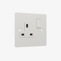 Single Socket-Matt White
