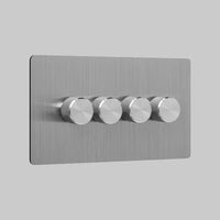 steel 4 gang multiway dimmer switch