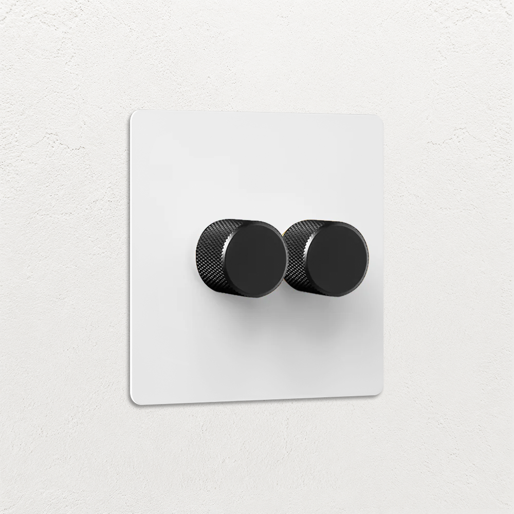 Smart Dimmer Switch - Matt White 1-4 Gang