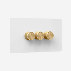 Matt White Light Switch (1–4 Gang)