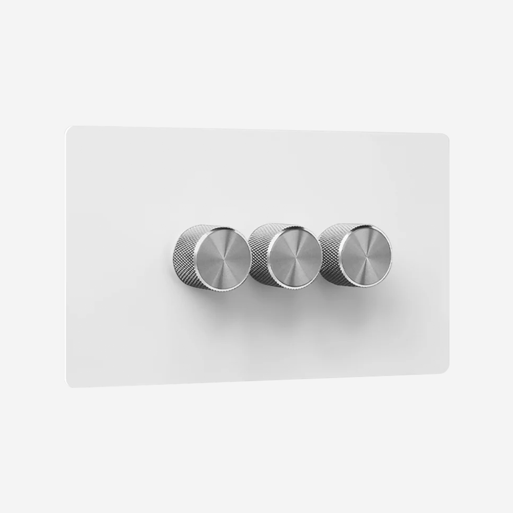 Matt White Light Switch (1–4 Gang)