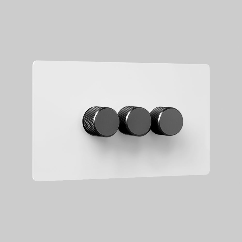 3_Gang_Black(white 3 gang multiway led dimmer)