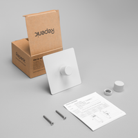 zigbee white 4 gang dimmable switch