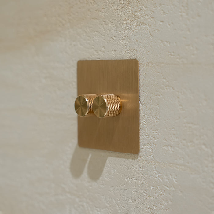 400W_2_Gang(brushed brass 2 gang dimmer switch for led 400W)