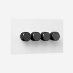 Matt White Light Switch (1–4 Gang)