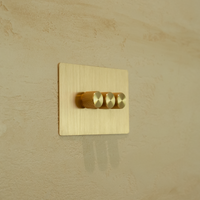 brass 3 gang led dimmer 2 way