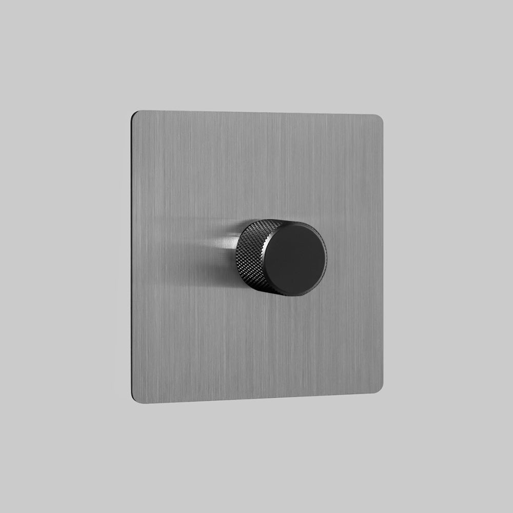 luxury brushed steel dummy dimmer intermediate