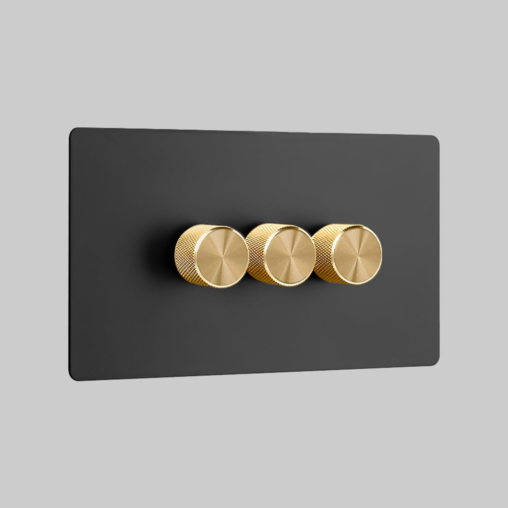 3_Gang_Brass(home assistant dimmer switch)