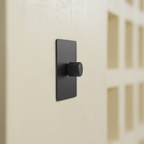 1_Gang_Black(black dimmer and switch 0-10v)