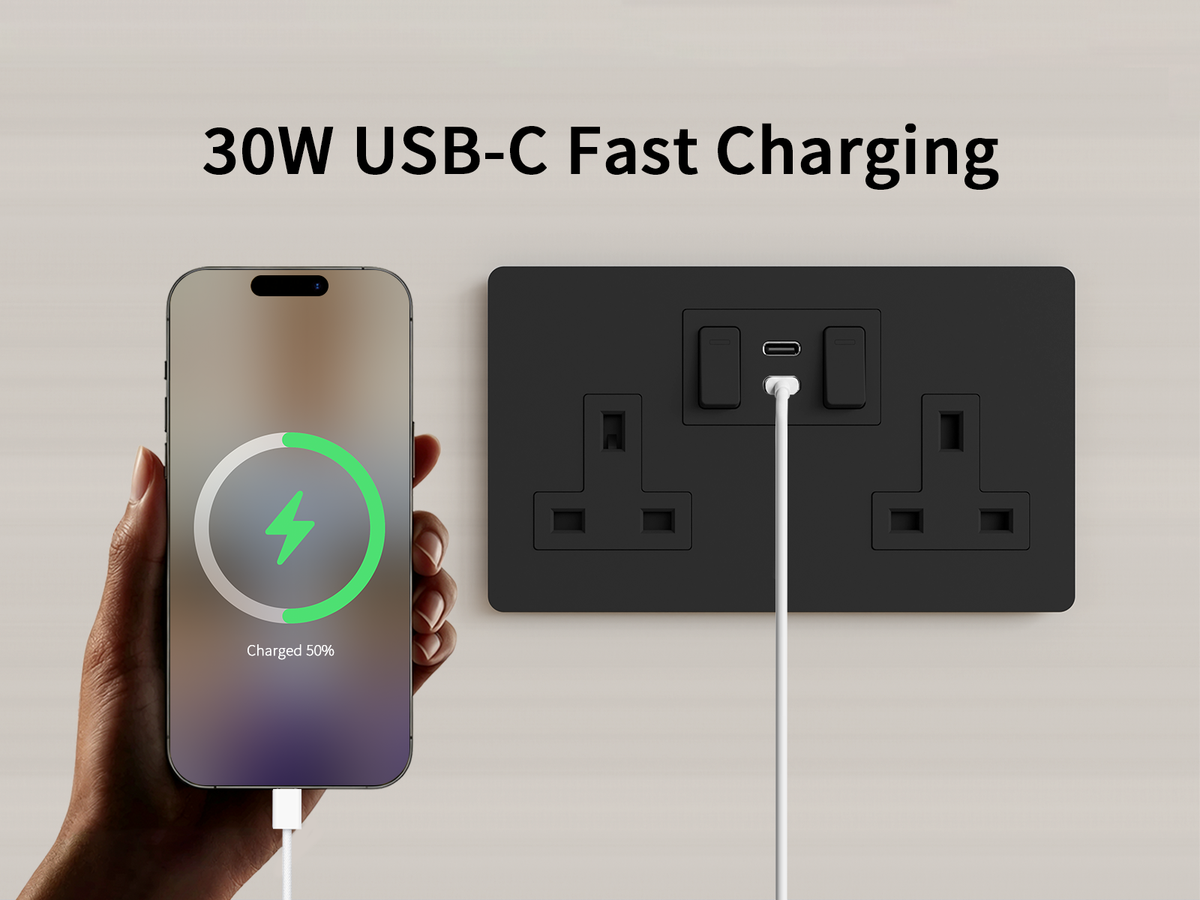 30W USB-C Fast Charging