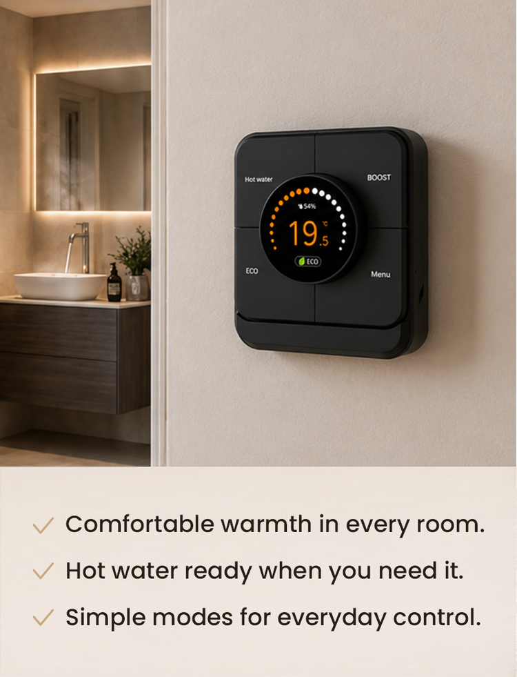 Control your heating and hot water
