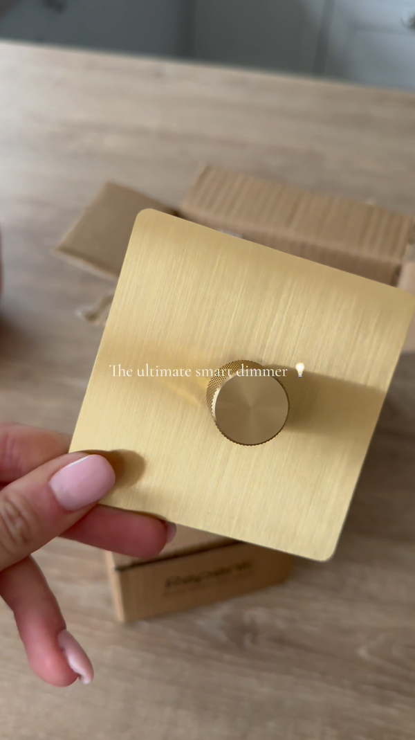 Dimmer switch - Brass