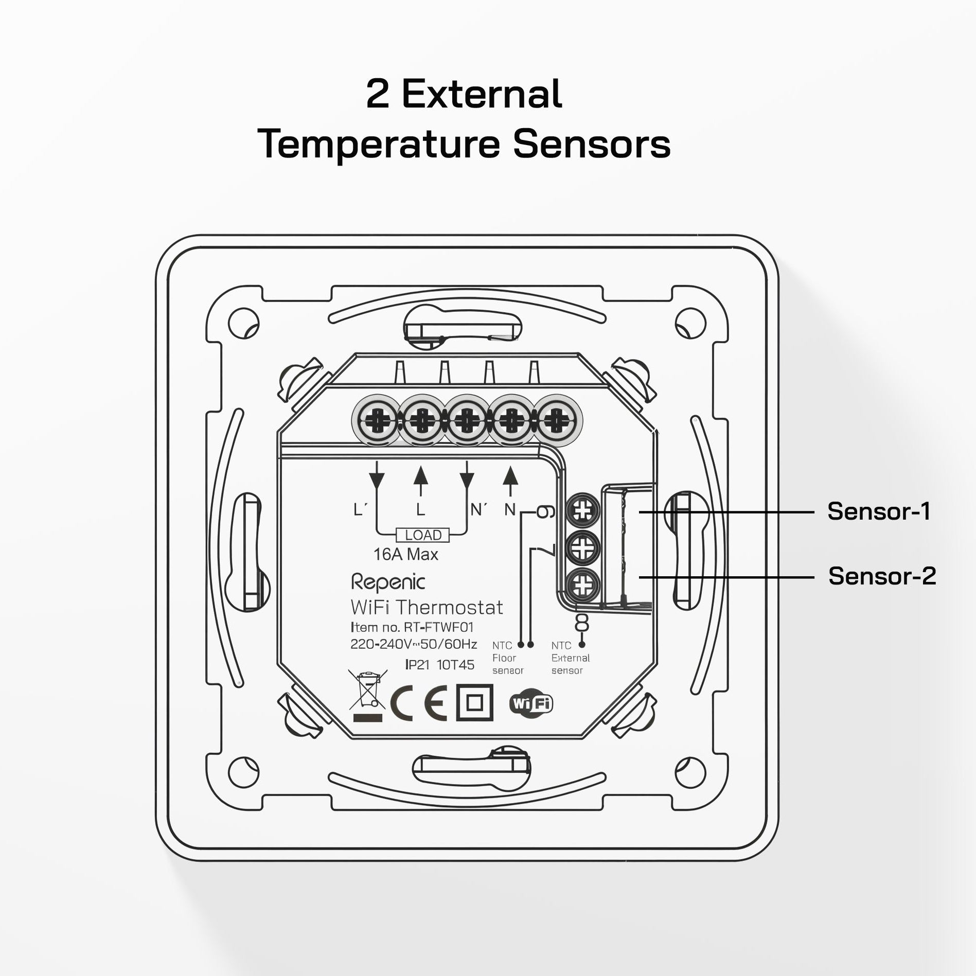 Wi-Fi Underfloor Heating Thermostat