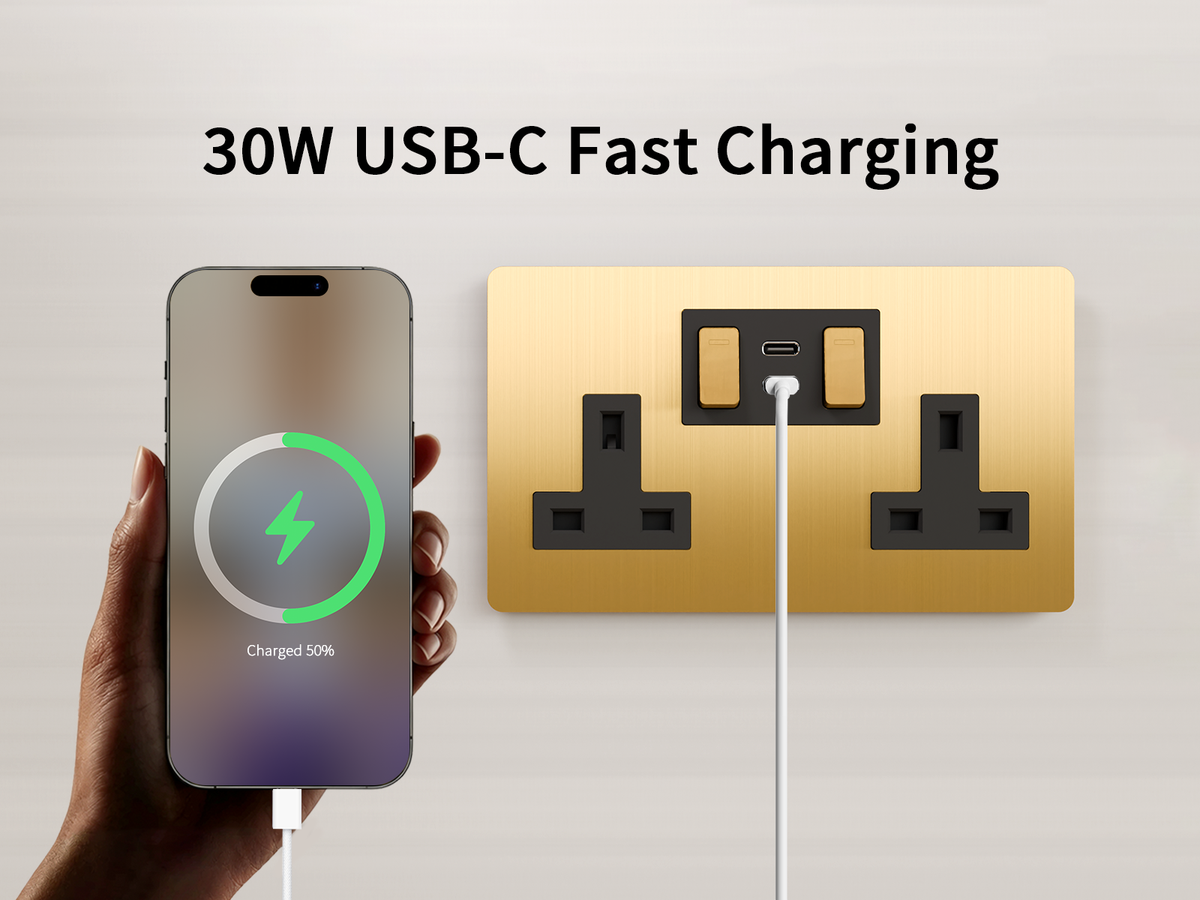 30W USB-C Fast Charging