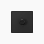 Dimmer switch - Matt Black 1-4 Gang