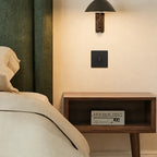 Dimmer switch - Matt Black 1-4 Gang