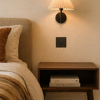 Dimmer switch - Matt Black 1-4 Gang